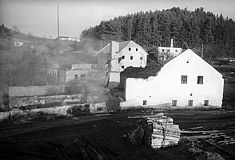 Mühlviertel, ganze Ortschaft brannte