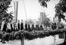 Wappenverleihung in Berg bei Rohrbach am 11. Oktober 1982