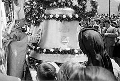 Glockenweihe in Pfandl bei Bad Ischl 1959