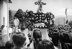 Glockenweihe in Pfandl bei Bad Ischl 1959