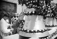 Glockenweihe in Pfandl bei Bad Ischl 1959