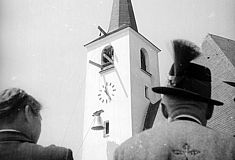 Glockenweihe in Pfandl bei Bad Ischl 1959