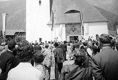 Glockenweihe in Pfandl bei Bad Ischl 1959