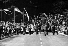 Eröffnung Donaubrücke Grein 1967