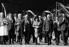 Eröffnung Donaubrücke Grein 1967