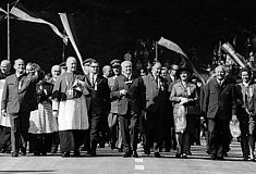 Eröffnung Donaubrücke Grein 1967