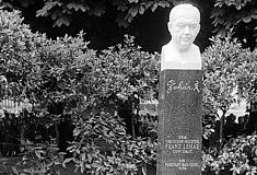 Einweihung Franz Lehar-Denkmal in Bad Ischl 1958