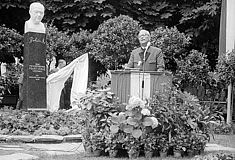 Einweihung Franz Lehar-Denkmal in Bad Ischl 1958