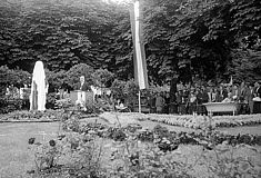 Einweihung Franz Lehar-Denkmal in Bad Ischl 1958