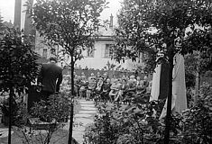 Einweihung Franz Lehar-Denkmal in Bad Ischl 1958