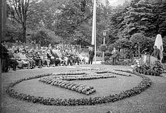 Einweihung Franz Lehar-Denkmal in Bad Ischl 1958