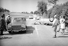 Autounfall (Ende der 60er)