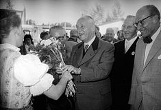 Präsident Schärf auf der Welser Messe