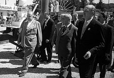 Präsident Schärf auf der Welser Messe