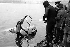 Autounglück in der Donau