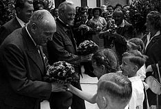 Präsident Adolf Schärf in Vöcklabruck