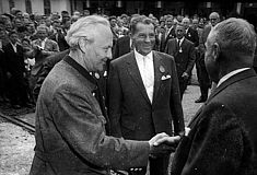 Präsident Adolf Schärf in Vöcklabruck