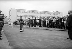 Militärparade mit Landeshauptmann Gleissner und Präsident Jonas