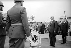 Militärparade mit Landeshauptmann Gleissner und Präsident Jonas