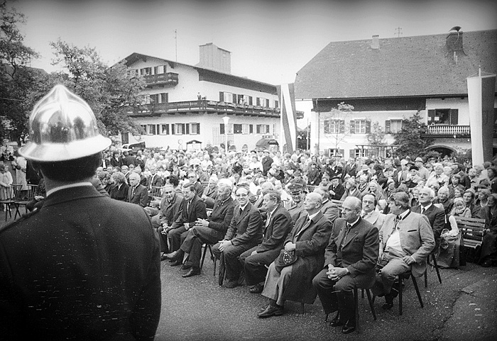Wappenverleihung in Nußdurch am Attersee am 7. Juni 1982