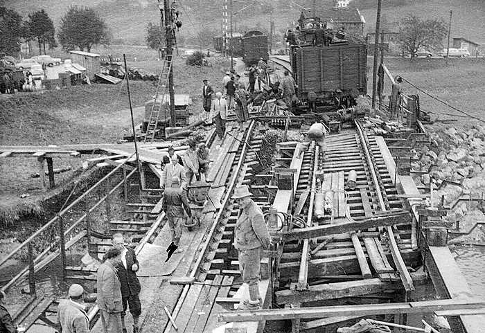 Eisenbahn Brückenbau