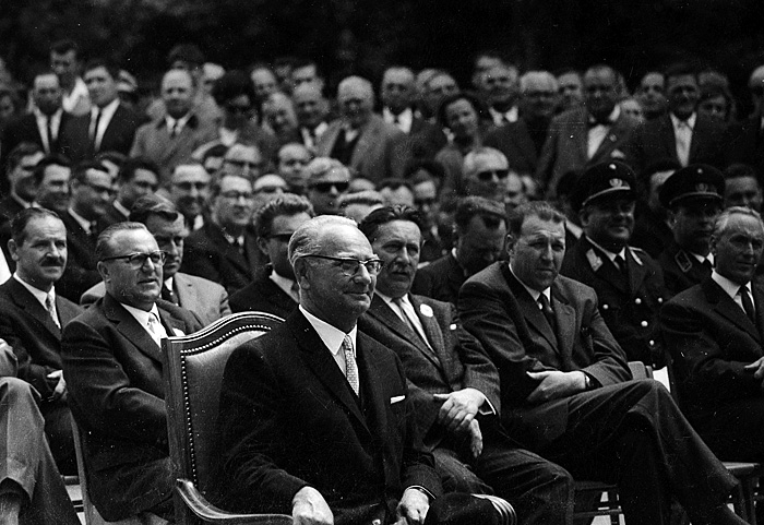 Präsident Franz Josef Jonas in Wels