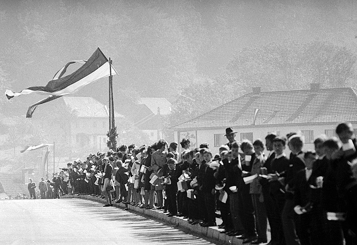 Eröffnung Donaubrücke Grein 1967