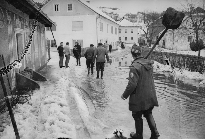 Schneeschmelze in Rottenegg