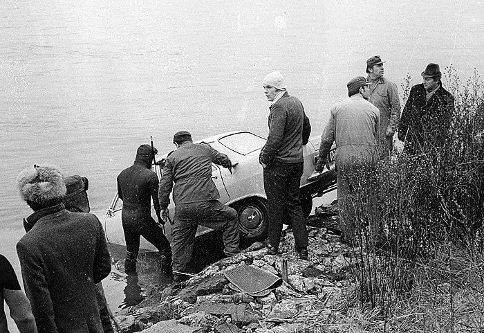 Autounglück in der Donau