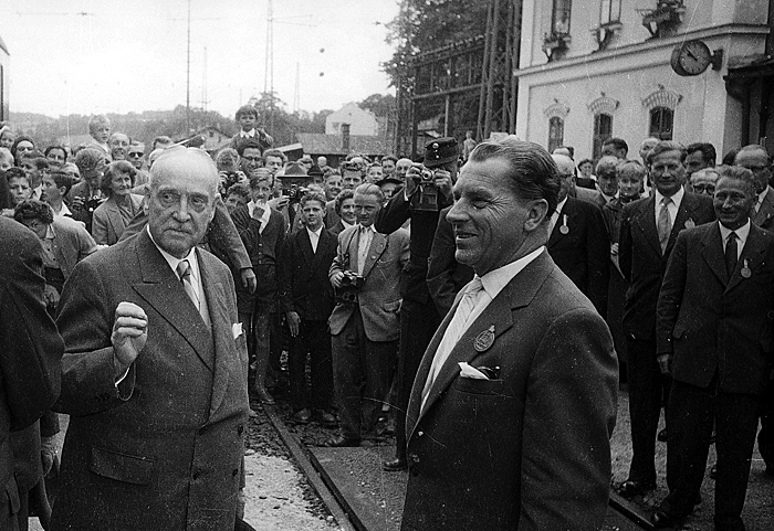 Präsident Adolf Schärf in Vöcklabruck